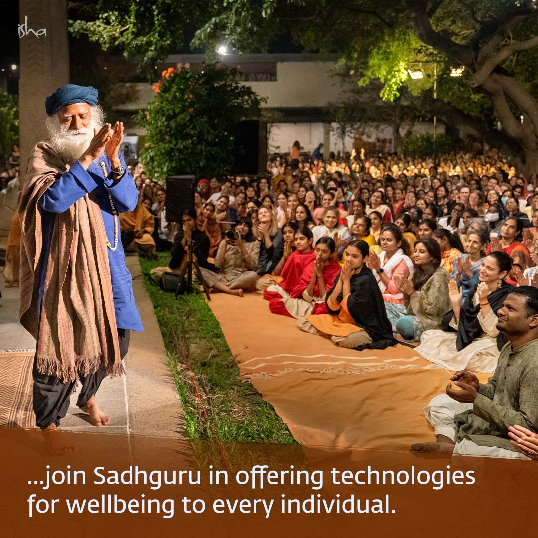 ishafoundation's tweet photo. As a Poornanga, one can work alongside spiritual seekers committed to realizing Sadhguru’s vision of offering at least one drop of spirituality to the whole world and simultaneously intensify their sadhana to set their spiritual journey on fast-forward.

Know more: https://t.co/a0GXiLL05X