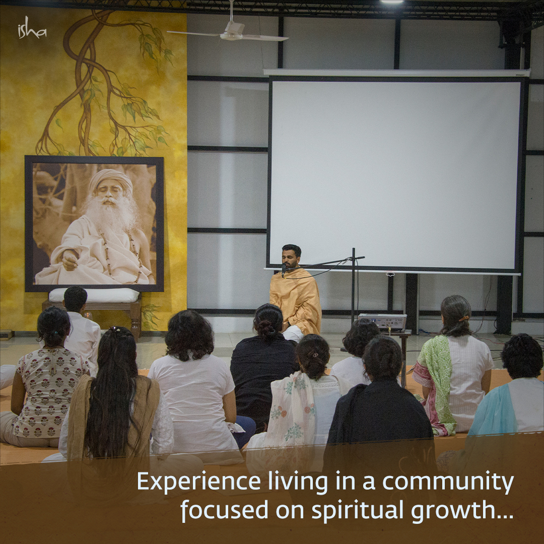 ishafoundation's tweet photo. As a Poornanga, one can work alongside spiritual seekers committed to realizing Sadhguru’s vision of offering at least one drop of spirituality to the whole world and simultaneously intensify their sadhana to set their spiritual journey on fast-forward.

Know more: https://t.co/a0GXiLL05X