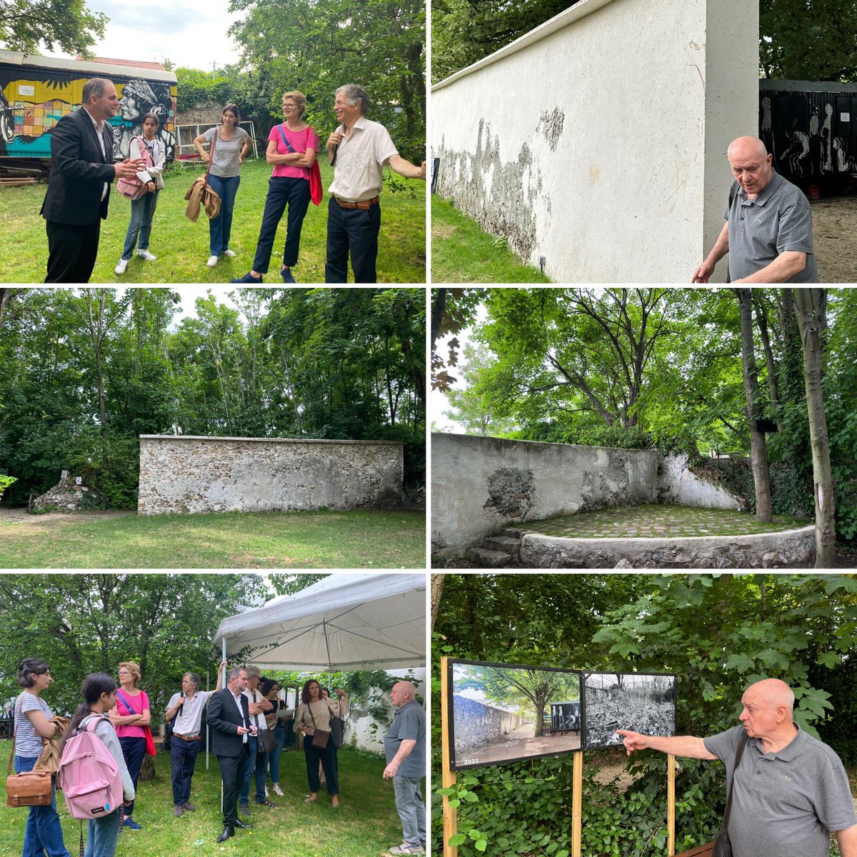 Très heureux d’accueillir les équipes de la <a href="/fond_patrimoine/">Fondation du patrimoine</a> qui nous accompagnent pour la préservation et réhabilitation du site des Murs à Pêches. Visite qui permet de faire un point d’étape des importants travaux menés pour la préservation de ce site emblématique de <a href="/montreuil/">Ville de Montreuil</a>