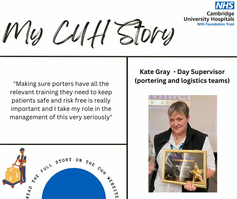 The second batch of the Estates and Facilities 'My CUH Story' is now Live!
Kate: cuh.nhs.uk/our-people/my-…
Martin: cuh.nhs.uk/our-people/my-…