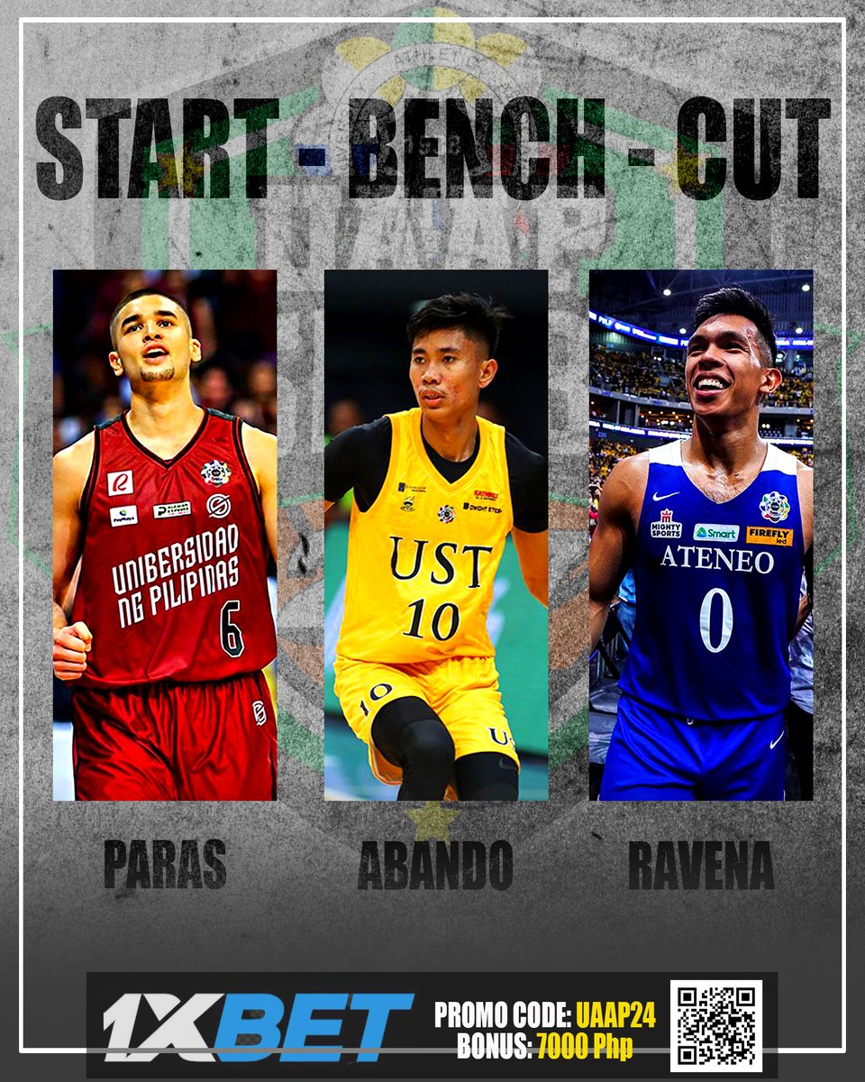 Start-Bench-Cut UAAP Edition Part II. 
Paras | Abando | Ravena  

#UAAPseason86 #UAAPBasketball #UAAP86 #UAAPseason85