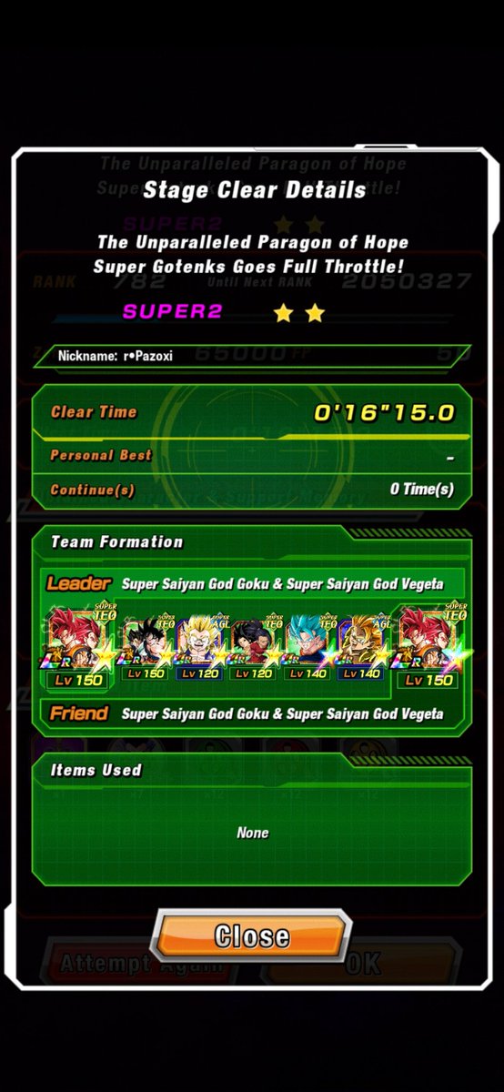 Dokkan Global Burst Mode vs SSJ 3 Gotenks 6000 points Time Limit team.
#dokkan #burstmode #DokkanBattle