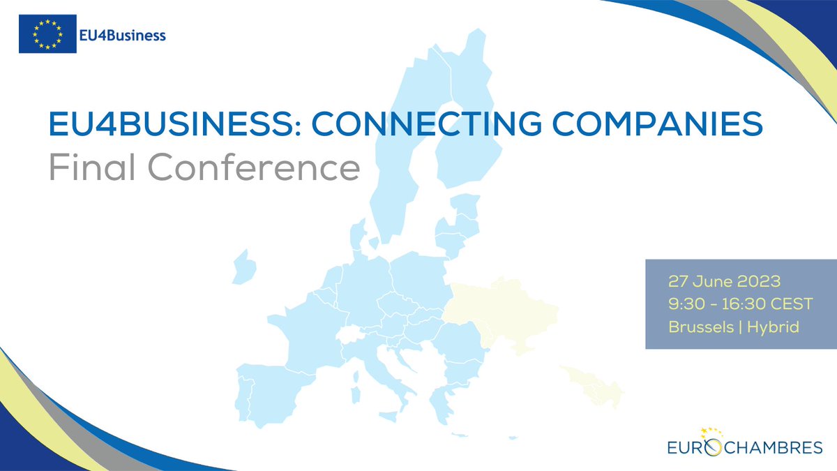 Only 1 week for the #EU4BCC Final Conference!‼️

🗓️27 June | Brussels/Hybrid  

Join us, learn about the results of the project & find out how initiatives like EU4BCC can support sustainable economic development in the EaP.➡️eur.cvent.me/MlyaK