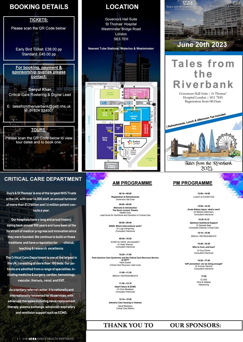 Guy's & St Thomas' NHS Trust Critical Care tweet media