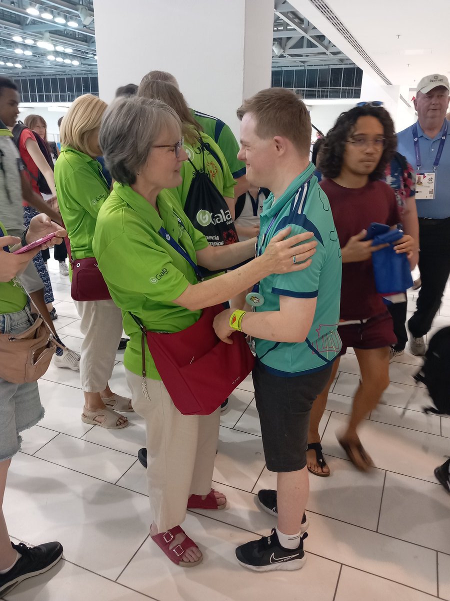TeamIrlSport's tweet photo. Brilliant support for #TeamIreland at the pool today from all at Navan Arch SO Club, and friends. Jack was tbe one they all wanted to see!
#unbeatabletogether #soireland #sowg https://t.co/kkvYqbFCCR