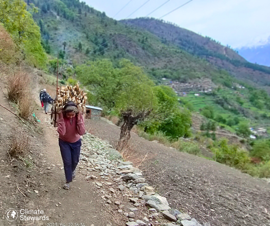 🏔️ Vrouwen in Nepal dragen elke dag brandhout naar huis. Dankzij efficiënte fornuizen van partner RIDS-Nepal zijn de tochten elke week ipv elke dag &amp; is er meer tijd voor school, werk, etc.

👉 Steun projecten als deze. Bereken je voetafdruk &amp; compenseer: climatestewards.nl/compenseren/