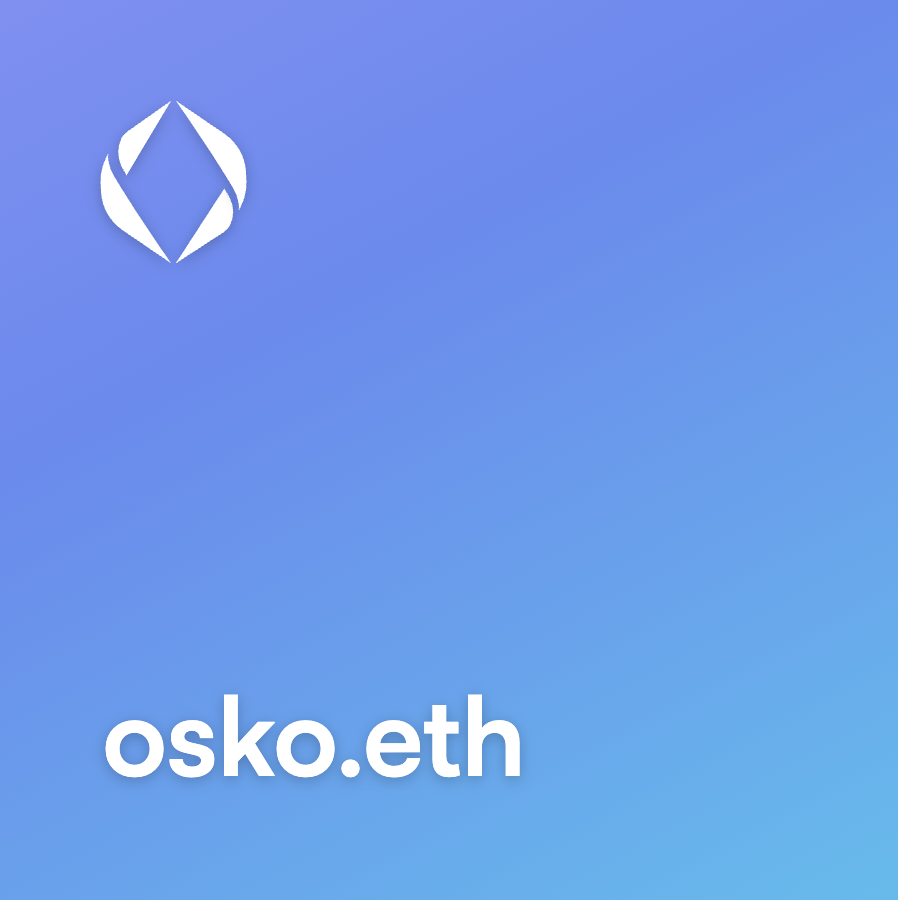 8055eth's tweet photo. Welcome osko.eth! Ican't believe this was available. Osko sends bank transfers between participating banks and financial institutions in under a minute, 24/7 and is used by major banks in Australia!
#ens #osko #fasttransfer https://t.co/fwBn3j4u3Q