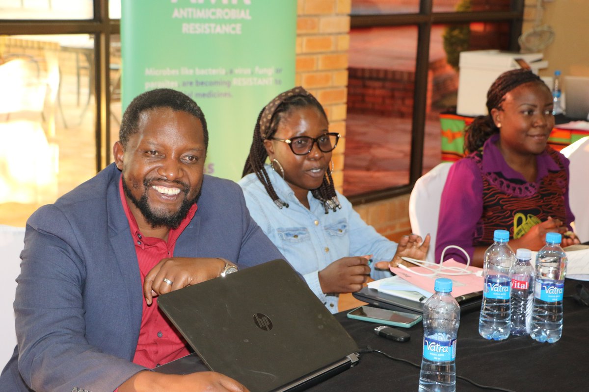 FAOZambia's tweet photo. This week in #Kafue #Zambia, One Health stakeholders developing the Antimicrobial Resistance (AMR) National Communication and Advocacy Strategy. @FAOLivestock #FAOECTAD @FAOAfrica @USAIDZambia @mohzambia @ZMPublicHealth @faosfsafrica @percy_suze @MtendereMphatso https://t.co/5MBt4a5406