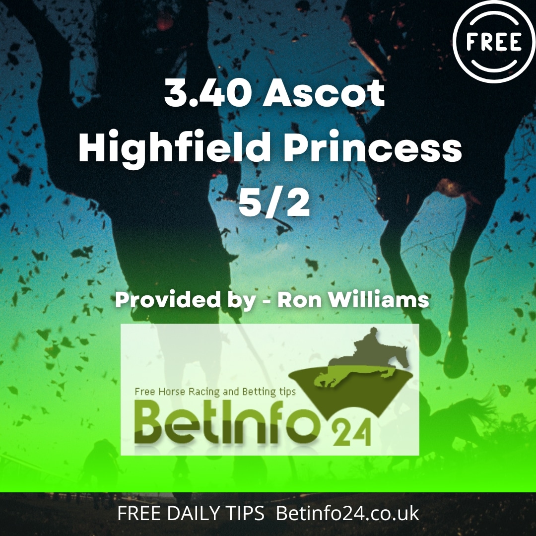 Betinfo24UK's tweet photo. Todays free tip
Learn more - https://t.co/YYM8IjnRoX
#RoyalAscot #bettingtips #ronwilliams https://t.co/U9dUPSoRJ4