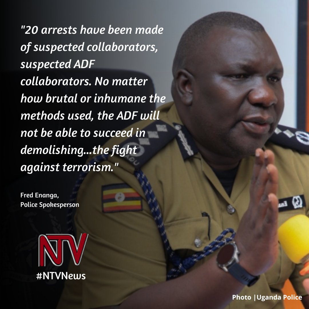 20 'collaborators' arrested over Kasese school attack #NTVNews

More 👉 bit.ly/3XeyfpE?utm_me…