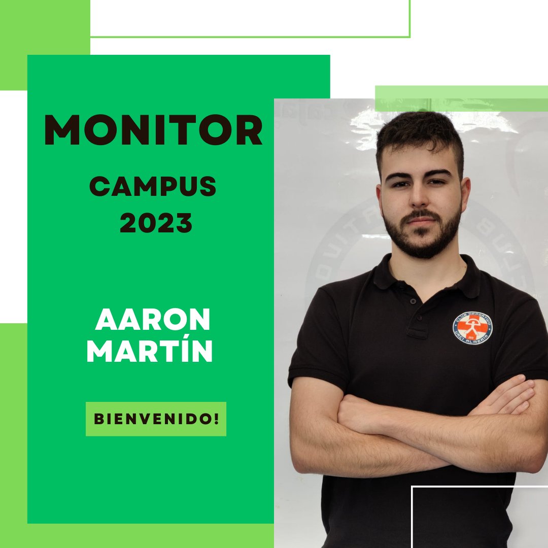 🎓 <a href="/AaronMartinFer1/">Aaron Martin Fernandez</a> será monitor en el #XIXCampusBM 

➡️Graduado en Psicología
➡️Entrenador DHPF Costa De Almeria Deslumbrante
➡️15 años vinculado al balonmano

📍Albergue Rio Secreto Aventura, Hornachuelos (Córdoba)
📅29/06-03/07

#⃣ #BalonmanoAndalucia 🇳🇬