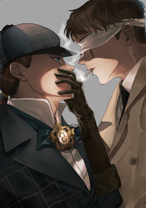 「blue eyes detective」 illustration images(Latest)