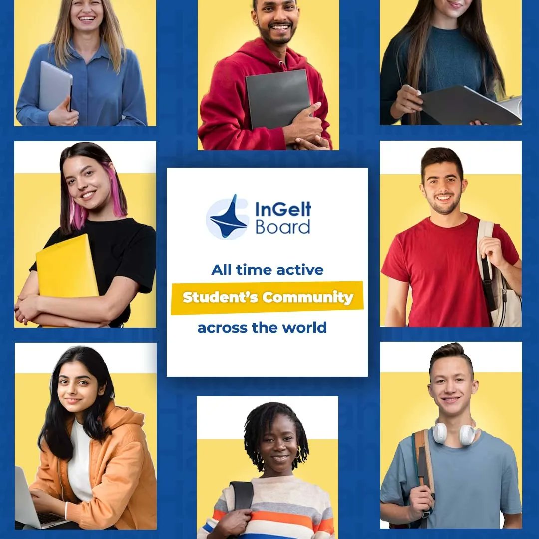 IGstudyabroad's tweet photo. Ask your doubts from the all time active community of international students.
#careerdevelopment #studyabroad #explore #Students #community #ingeltboard https://t.co/ie0R5t6K3z