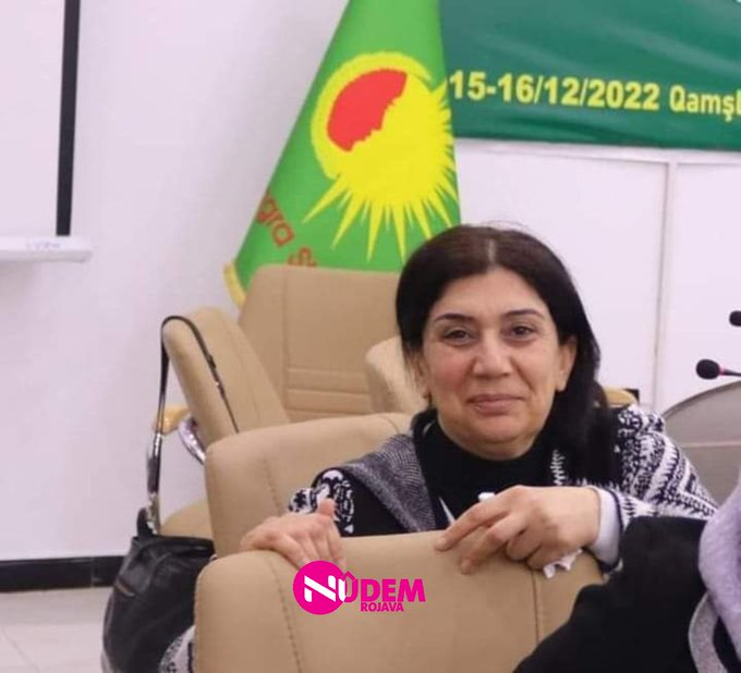 The co-chair of so-called Qamishlo canton, Yusra Darwish killed, as a Turkish drone targeted their car on the road to the village of Tal Shair.
