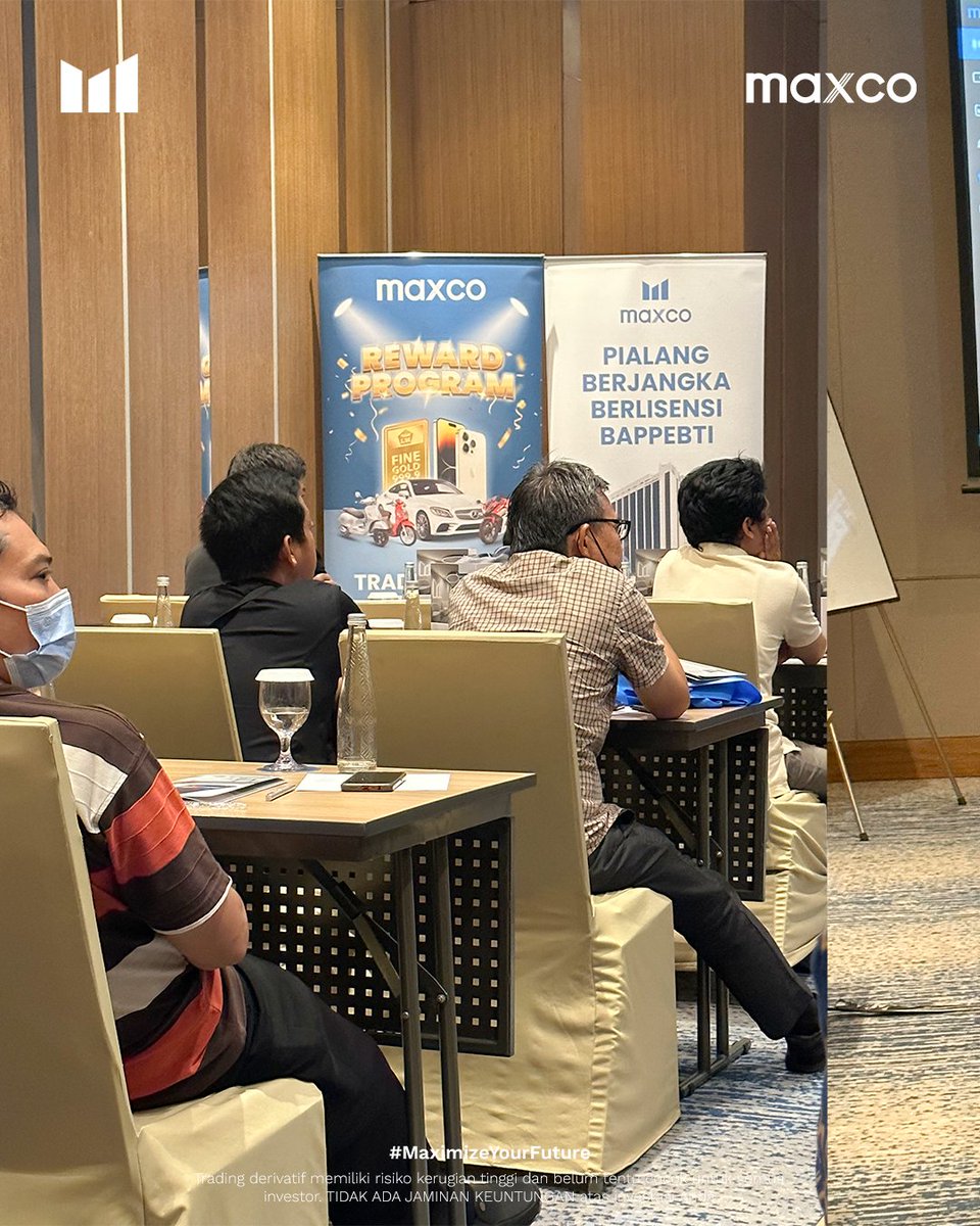maxco_futures's tweet photo. Acara berlangsung meriah dan sukses berkat semangat dan partisipasi Maxian semua.
Kota manalagi selanjutnya? Tulis di kolom komentar yah!
#MAXCO #MaximizeYourFuture #TradeMaximally #MaxcoGoestoSurabaya https://t.co/07821UxQ8l