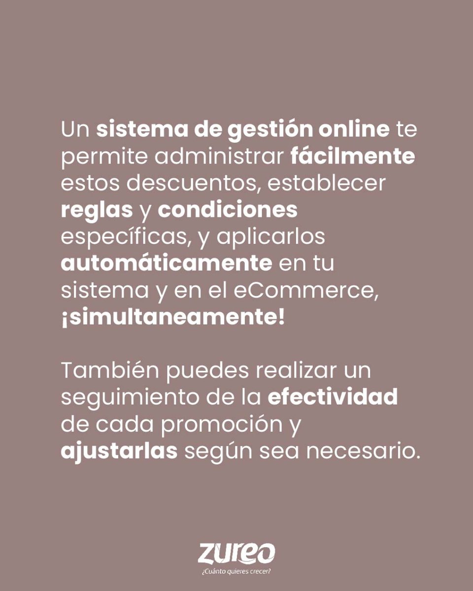 ZureoModa's tweet image. ¡Simplifica la gestión de descuentos y promociones con Zureo Moda! Sabemos que establecer descuentos y promociones especiales puede ser una tarea que consume mucho tiempo. Pero, ¡tenemos la solución perfecta para ti! 💪
my.mtr.cool/ncxngludna

#ZureoModa #Rebajas #NegociosdeModa