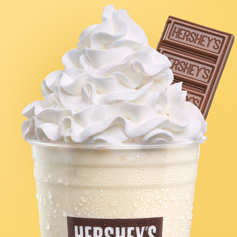 Nothing wrong with the classics- but you can't blame us for trying to sneak in our HERSHEY'S Milk Chocolate bar 🍫 #NationalVanillaMilkshakeDay Check out our other flavors, including our seasonal special here: spr.ly/6019OAdsv