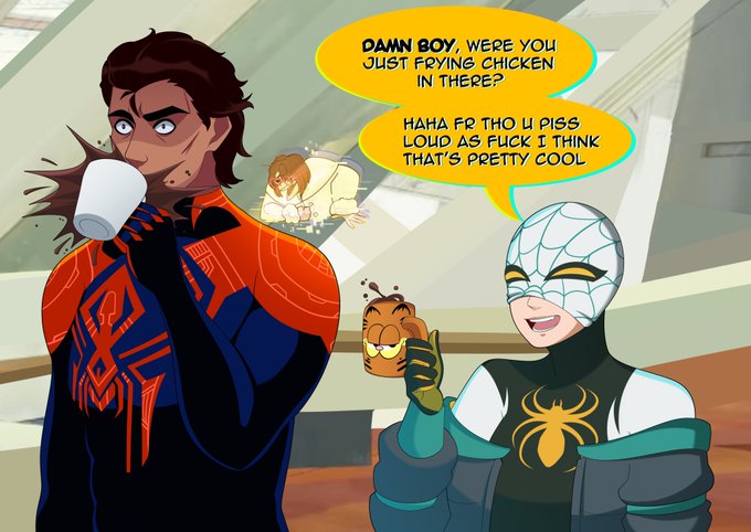 spiderbe has 97 mental illnesses and is banned from most public spaces #spidersona #MiguelOHara