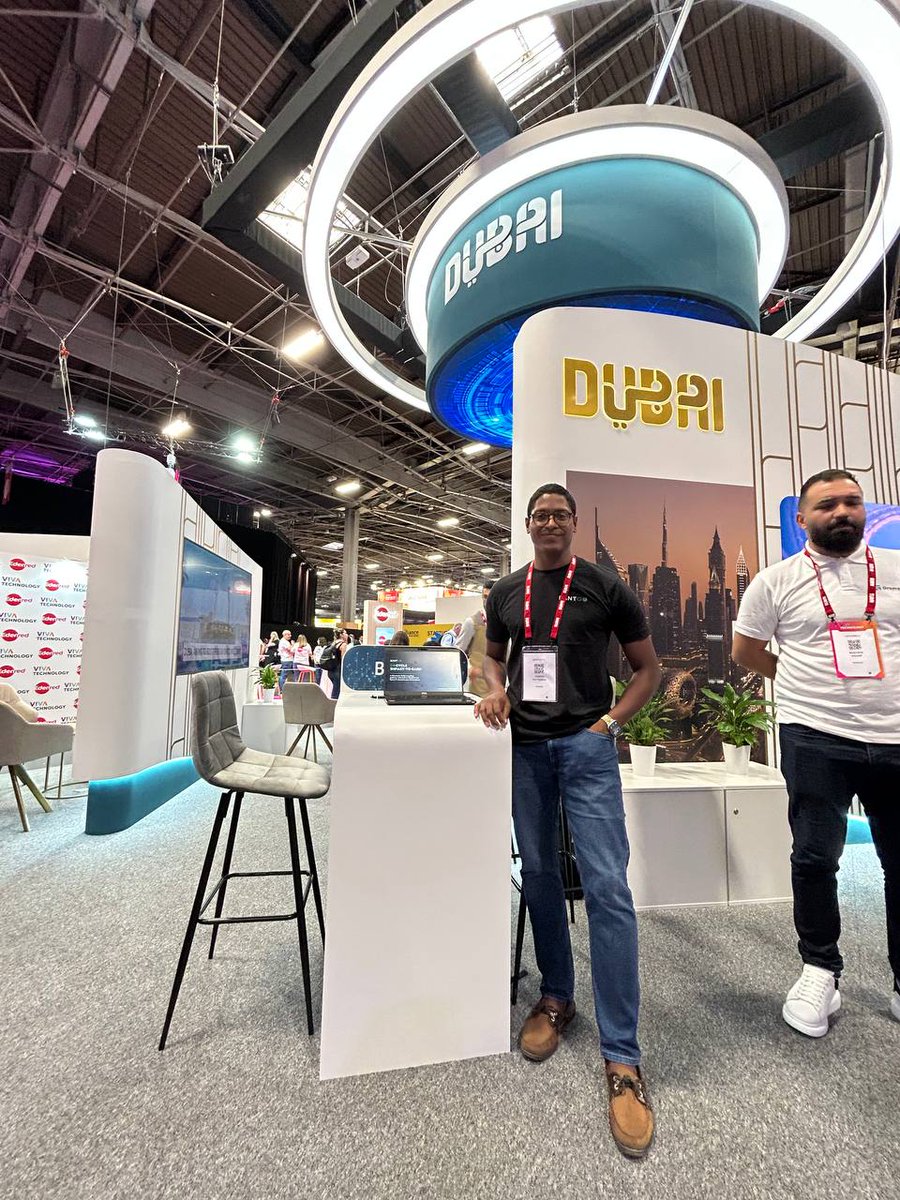 Our groundbreaking #AI and #Web3 recycling rewards platform took center stage at the Department of Economy, #Dubai booth at #VivaTech. Grateful for the opportunity to showcase our innovative #tech to a global audience! #recycling #chatbot #NFT