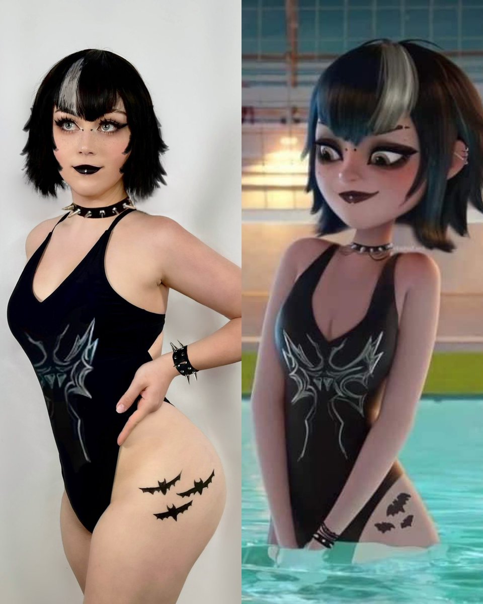 Can I be your Goth GF? 🖤
Cosplay : Goth Mavis