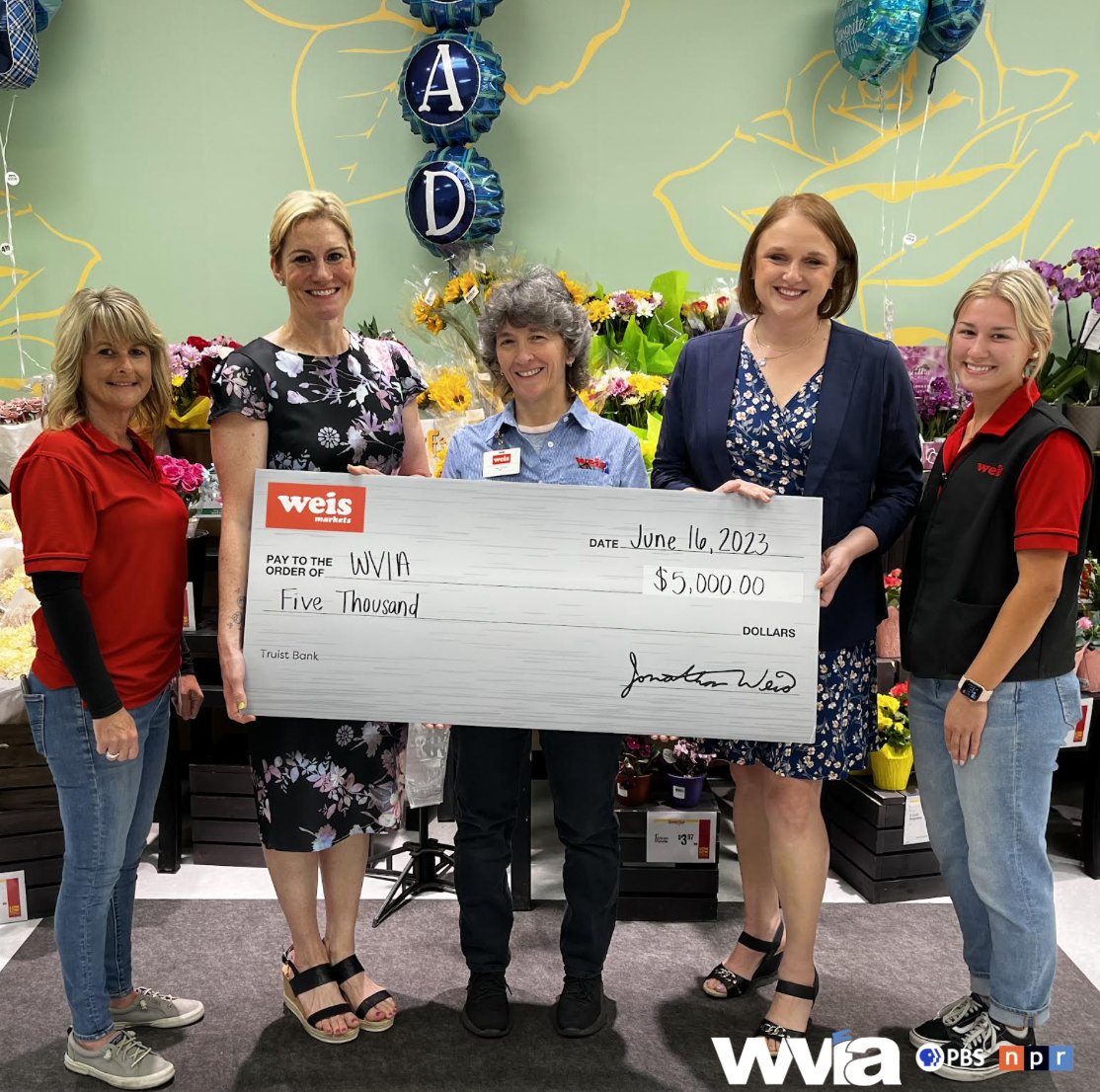 WVIA Education THANKS @WeisMarkets, for their generous donation through the EITC program!