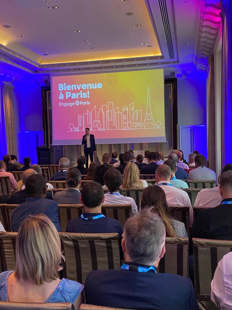 acquia's tweet photo. We had a great time at #EngageParis joined by exceptional speakers, Acquia partners, and customers! Thank you to all who attended, especially our sponsors for sponsoring a day filled with customer presentations, exhibitions, Partner Summit, and more! https://t.co/b5z2JWbI55 https://t.co/topRteUWxI