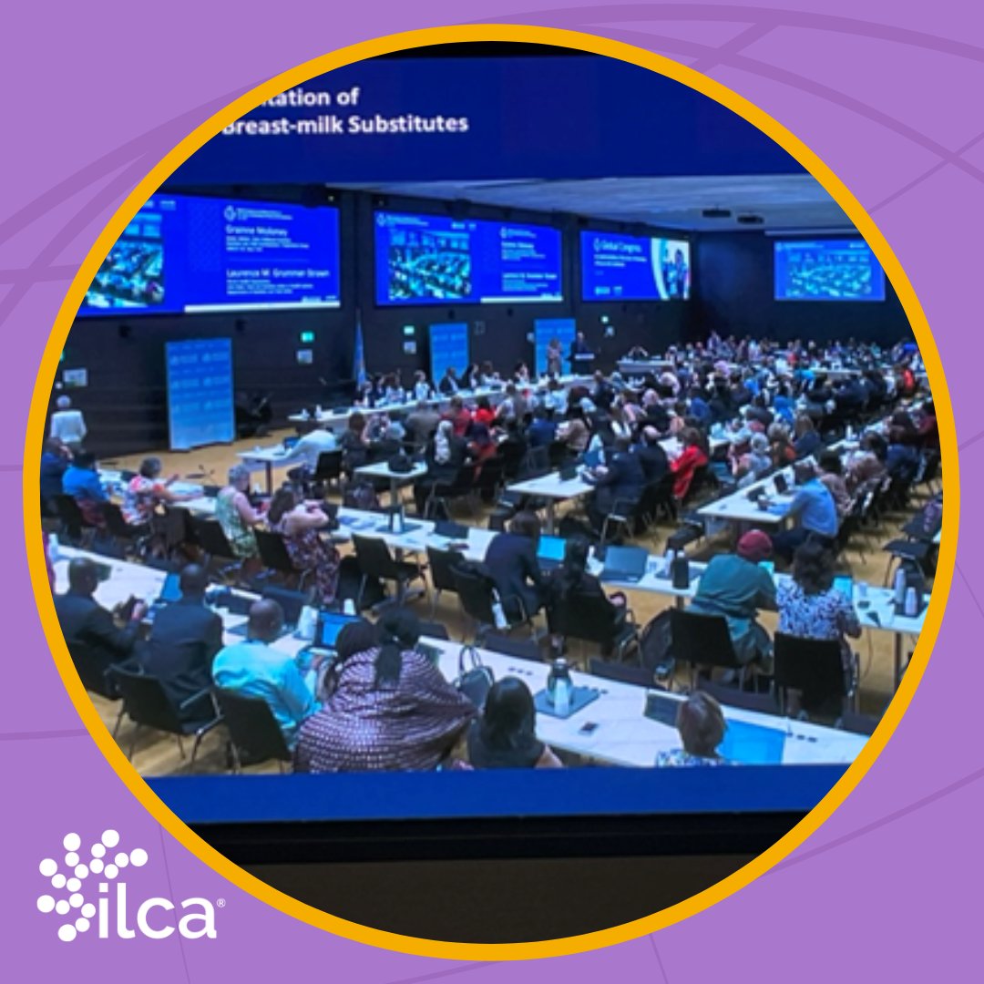 ILCA1985's tweet photo. Lisa Mandell, ILCA's Global Advocacy Adviser, is excited to be representing ILCA and assisting in the Global Congress on Implementation of the Code of Marketing of Breast-milk Substitutes, being hosted by WHO and UNICEF, in Geneva, 20-22 June.
#ILCA #GlobalCongress #WHOCode https://t.co/GqyjSyECXf