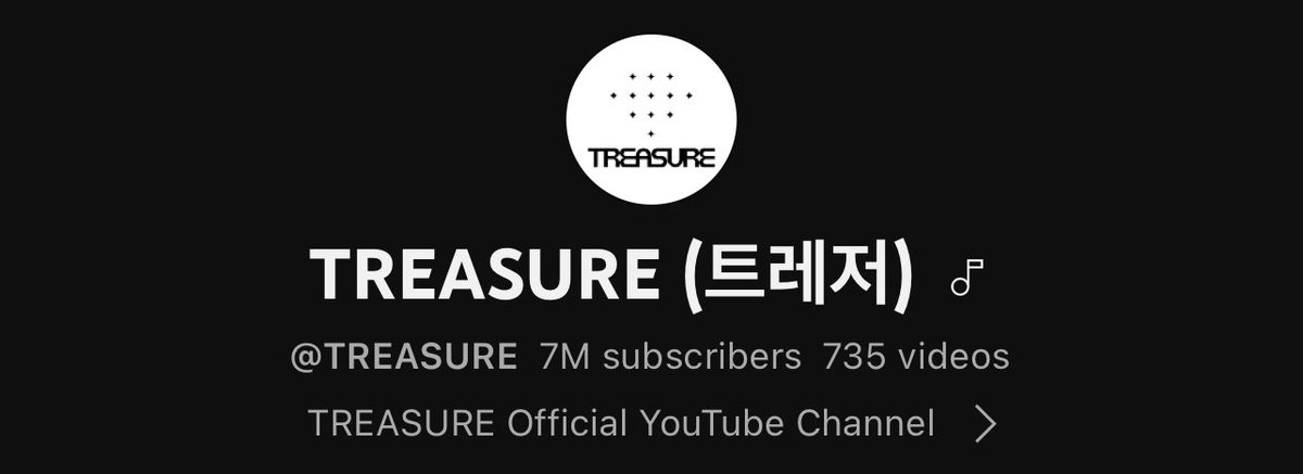 #TREASURE’s Youtube Channel hits the 7M Subscriber Mark after the release of T5’s ‘MOVE’ !!

Congratulations, @treasuremembers !

TREASURE T5 MOVE D-DAY 
#TREASURE_T5_DANCEMOVE 
#TREASUREisComing 
#TREASURE_AUGUST_REBOOT
@treasuremembers