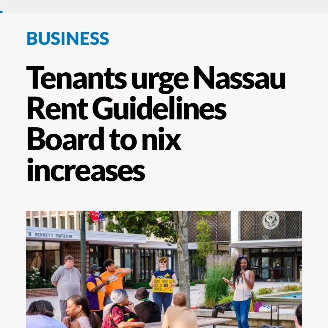 Here is a reminder that the Rental Guidelines Board is having a deliberation vote 🗳 tomorrow to determine if and how much to raise rent... if you live anywhere in NY, you know #TheRentIsTooDamnHigh!!

Turn out at your regional hearings and tell your RGB #HousingIsAHumanRight