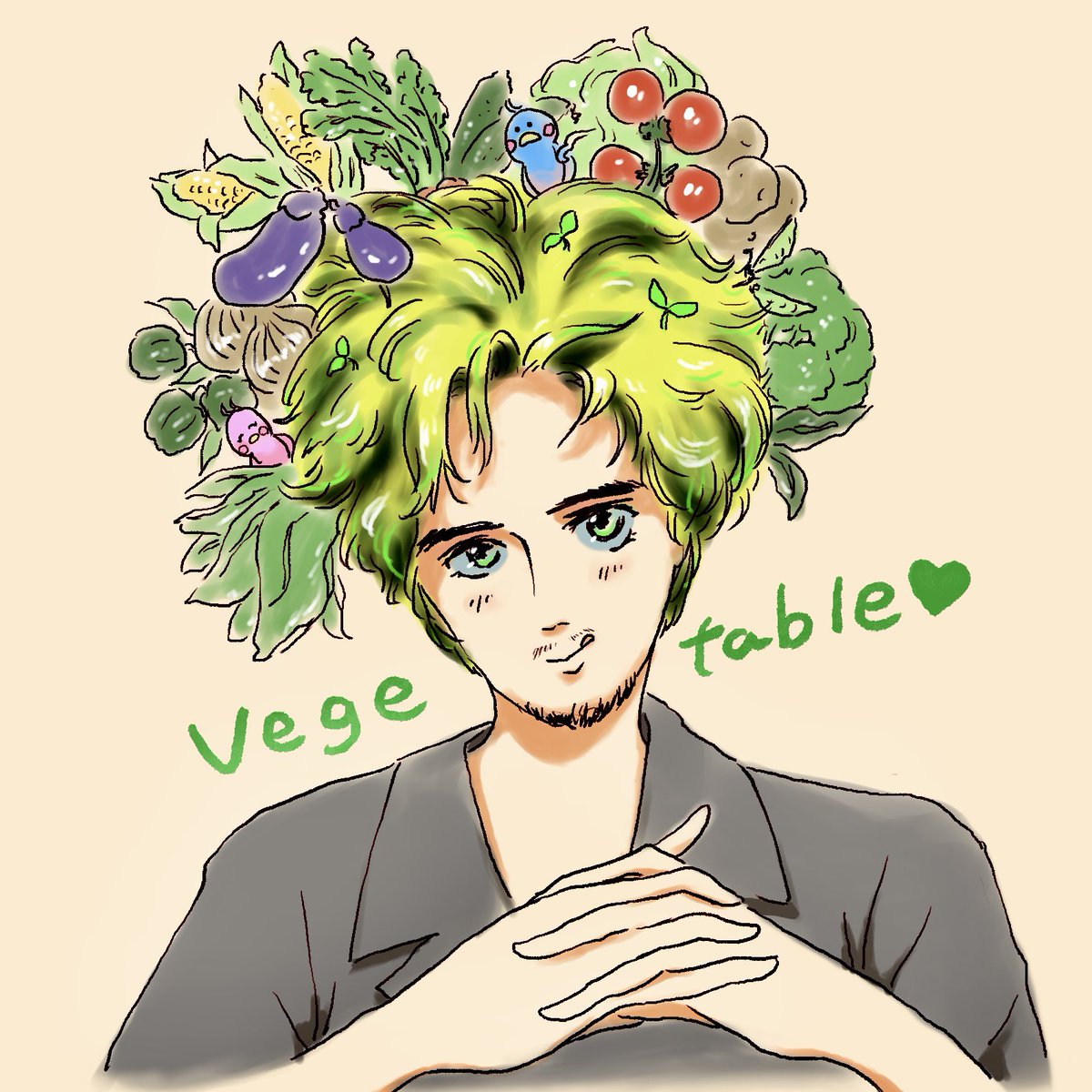 🍆🥔🥗🥦🥒🥕🌽🍅🥬
✨     Vegetable Hair     ✨
🌶🧅🧄🫛🫑🥑🌱🥜🫒