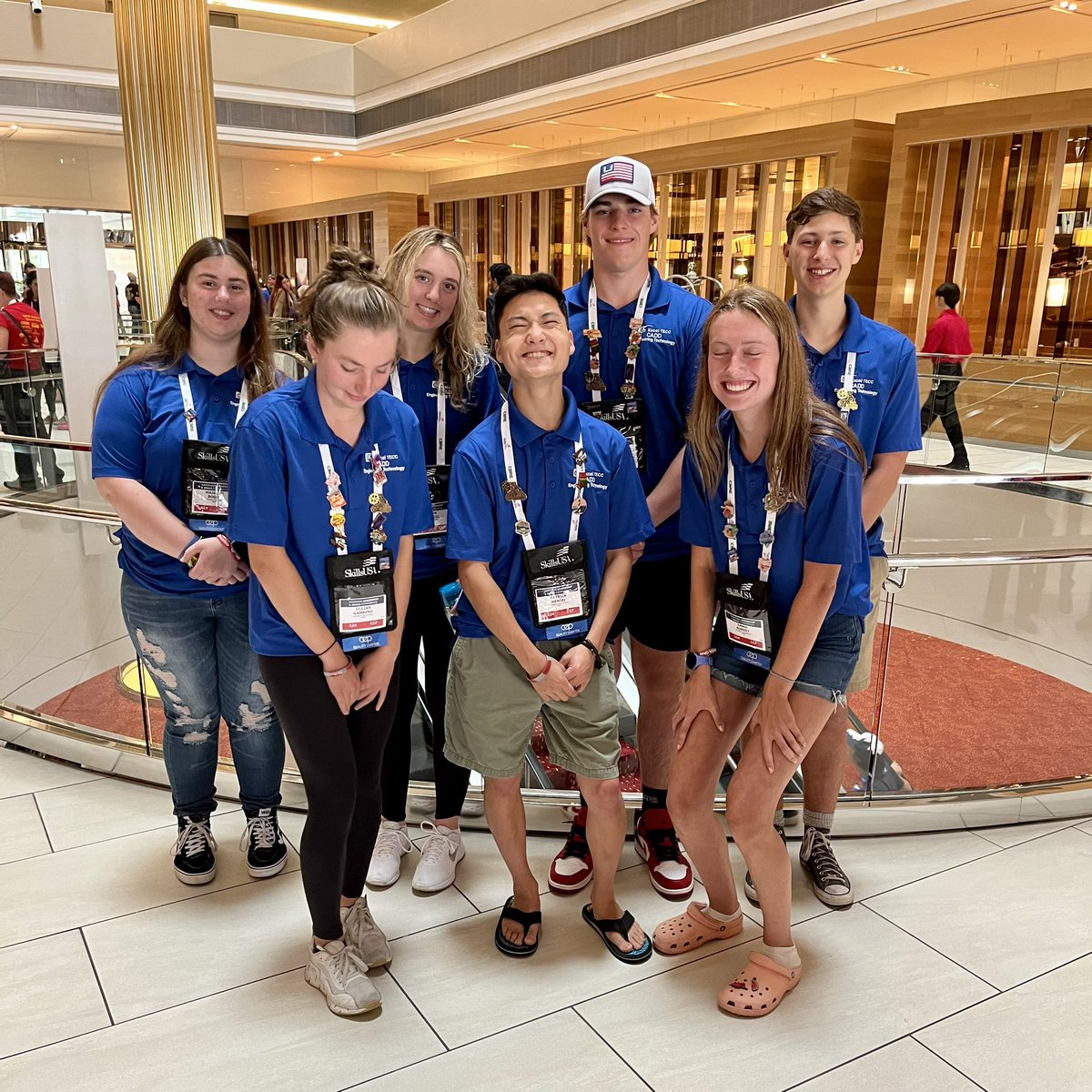 Deanna_Elsing's tweet photo. Excel TECC students in Atlanta competing for national titles this week at @SkillsUSA @mayfield_pr @ExcelTECC @WildcatMHS https://t.co/9ns75Zkux8