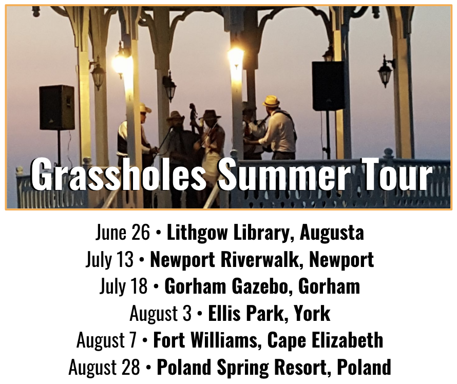 See the full tour here. We're coming to your neck of the woods at SOME point, unless you live in the county or way downeast or something.