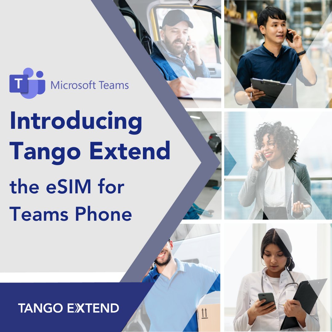 Tango Networks is pleased to announce the launch of Tango Extend for Microsoft Teams, a solution that enables landline Teams numbers to be used on mobile phones, using the native dialler: tango-networks.com/tango-extend-f…

#MicrosoftTeams #TangoNetworks