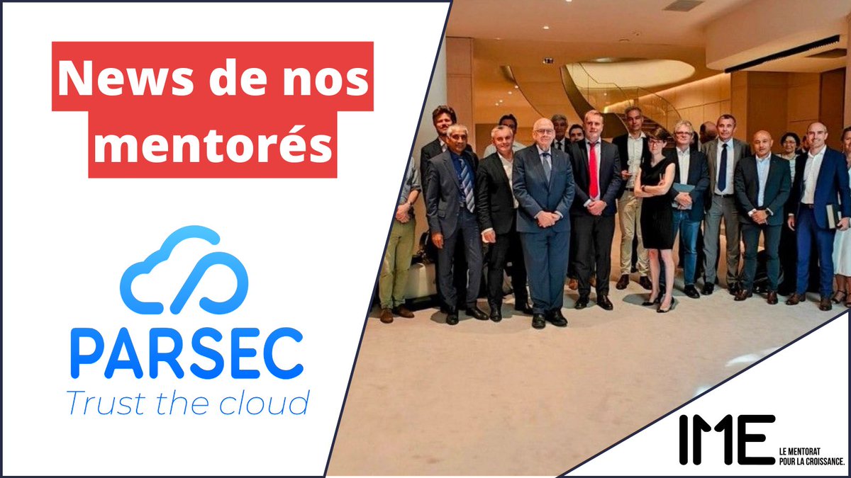 News de nos #mentorés
✅<a href="/ParsecScille/">PARSEC</a>, cofondé par @thierryleblond_, a reçu le trophée de la "Place Stratégique".🏆
✅Ce trophée récompense la souveraineté, l'excellence technologique et les jeunes entreprises stratégiques. 🚀