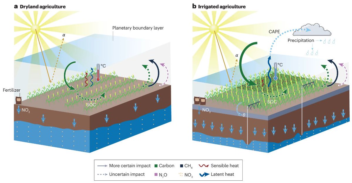 🚨New Review! Irrigation in the Earth system By McDermid et al. @mallika_nocco @jekeune @PokhrelYadu @Meha__Jain @JonasJaegermeyr @Christi05356915 @pvahmani @WimThiery @Yi_Yao_ @earth_andrew @wouterdorigo @DustyBowl @SISeneviratne @ClimateChirper nature.com/articles/s4301…