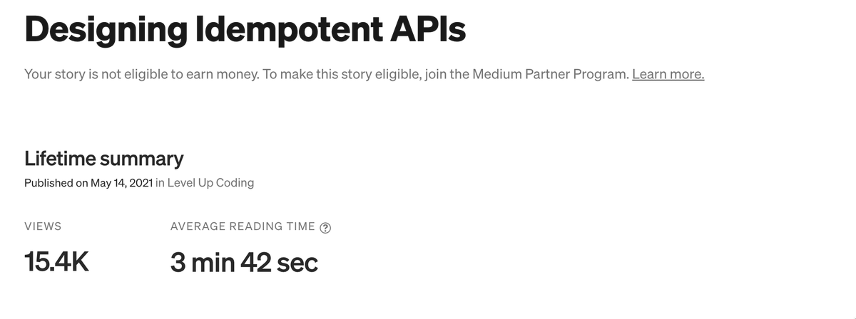 _nancychauhan's tweet image. 🚀 Just discovered my blog on &apos;Designing Idempotency  APIs&apos; has reached an amazing milestone of 15.4k views! 😱 It&apos;s time to reignite my passion for writing and share more valuable content! Stay tuned for more tech insights and industry tips! 📝 #API #TechBlogger #ContentCreation
