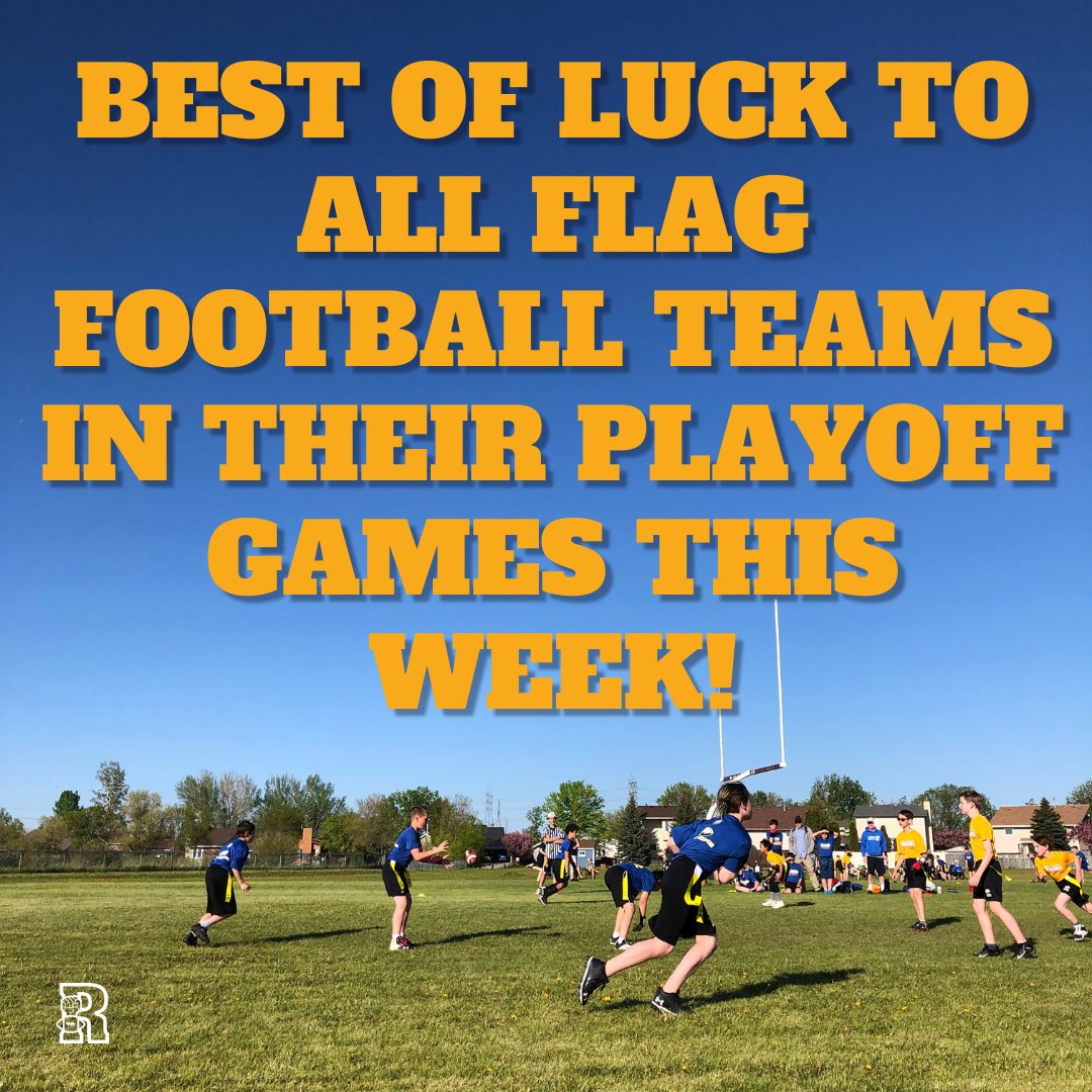 GoRods's tweet image. Best of luck to all the Flag Football players and Coaches in their playoff games this week!