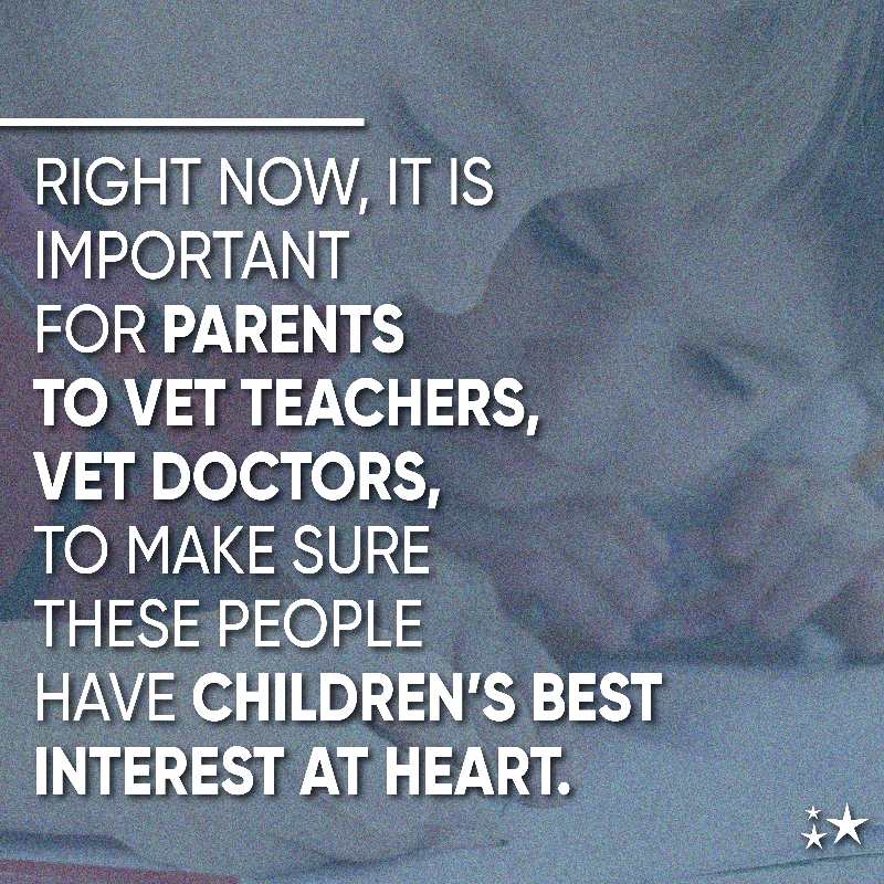 Schilling1776's tweet photo. Even in red states, we see people who should be protecting children, actually doing the opposite.

Doctors should not be giving mastectomies to perfectly healthy 12-year-old girls.

Teachers should not be encouraging kids to lie to their parents.

Click follow for more! https://t.co/t5mjIW1Yo4