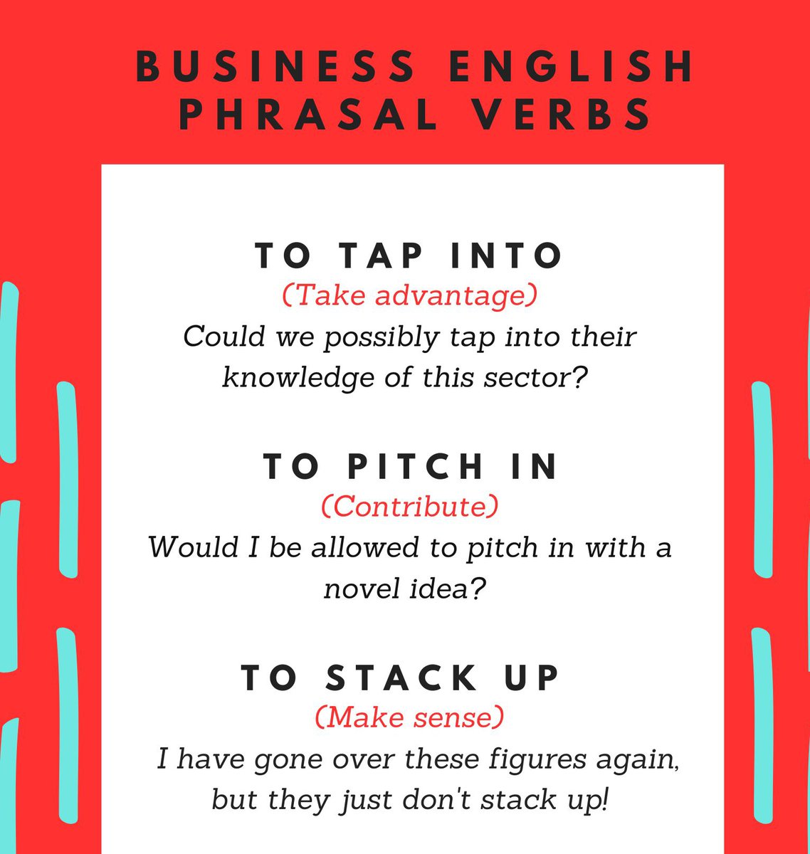 22nd  post on advanced English phrasal verbs with examples from business contexts.

#ImproveYourEnglish