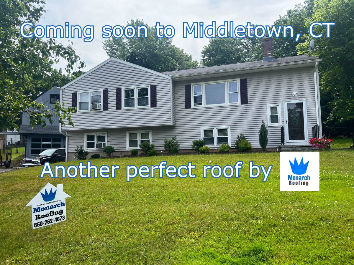 #gowiththecrown #roofingdoneright #roofreplacement #ctroofer #middletown #ct