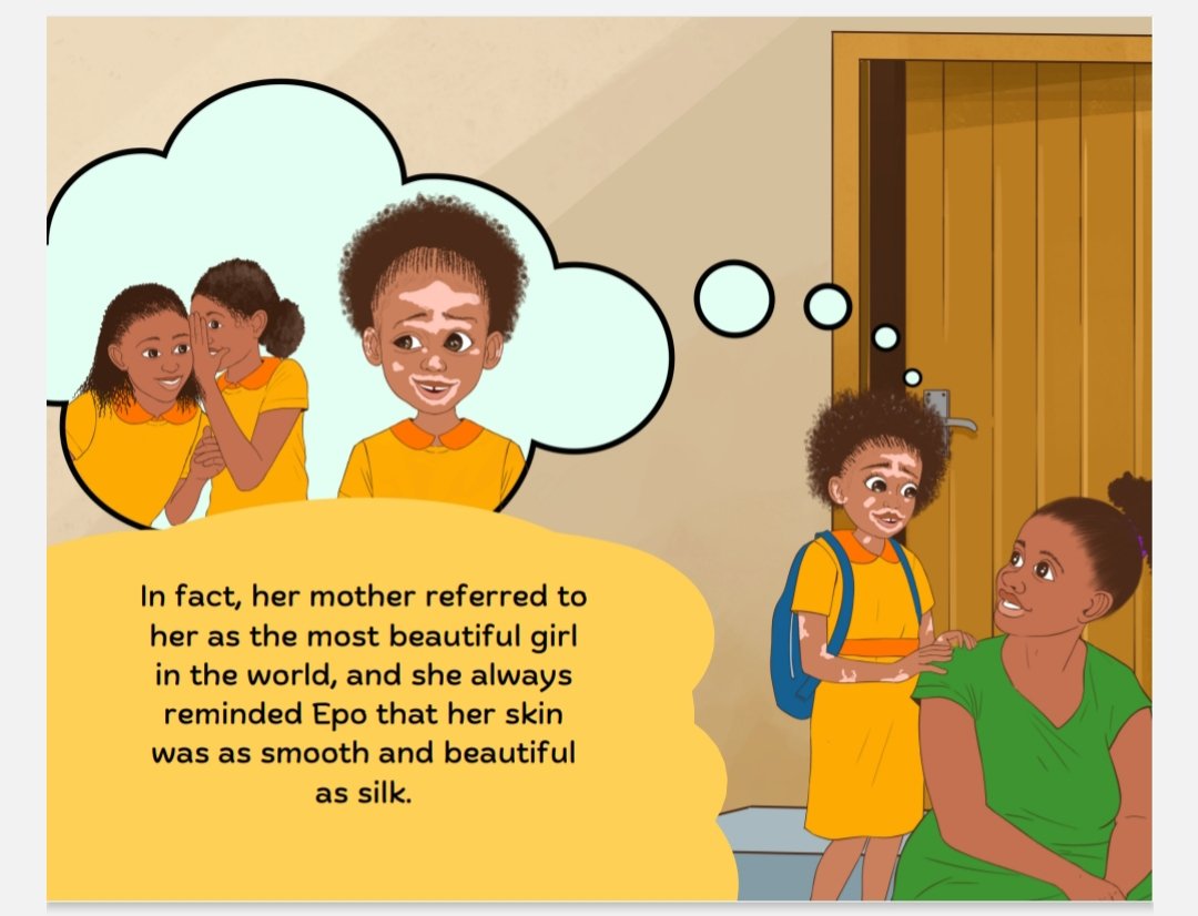 Naughty Epo by <a href="/winnie_alwayo1/">Author( NAUGHTY EPO)</a> is a heartwarming story about a young girl with vitiligo who learns a valuable lesson about the importance of kindness. Epo's adventures will keep you entertained, and her journey of self-acceptance will inspire you.

nuriakenya.com/product/naught…