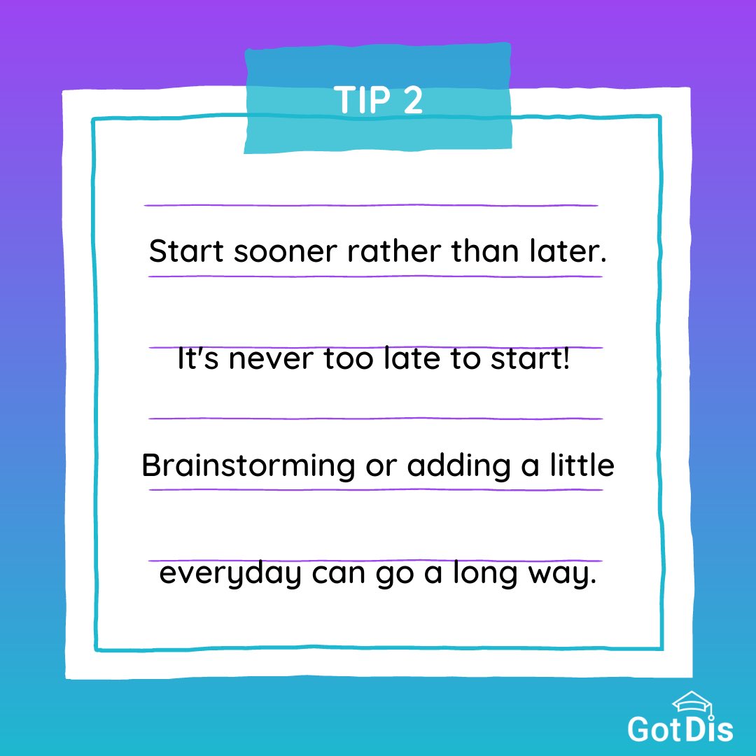 gotdis_io's tweet image. Writing a dissertation can be difficult, let alone starting one! 

📒Scroll through our post to get the best tips to help you along the way! 📒 

#dissertationtips #tips #studentlifehacks #student #graduate #studenttips #dissertation #writing