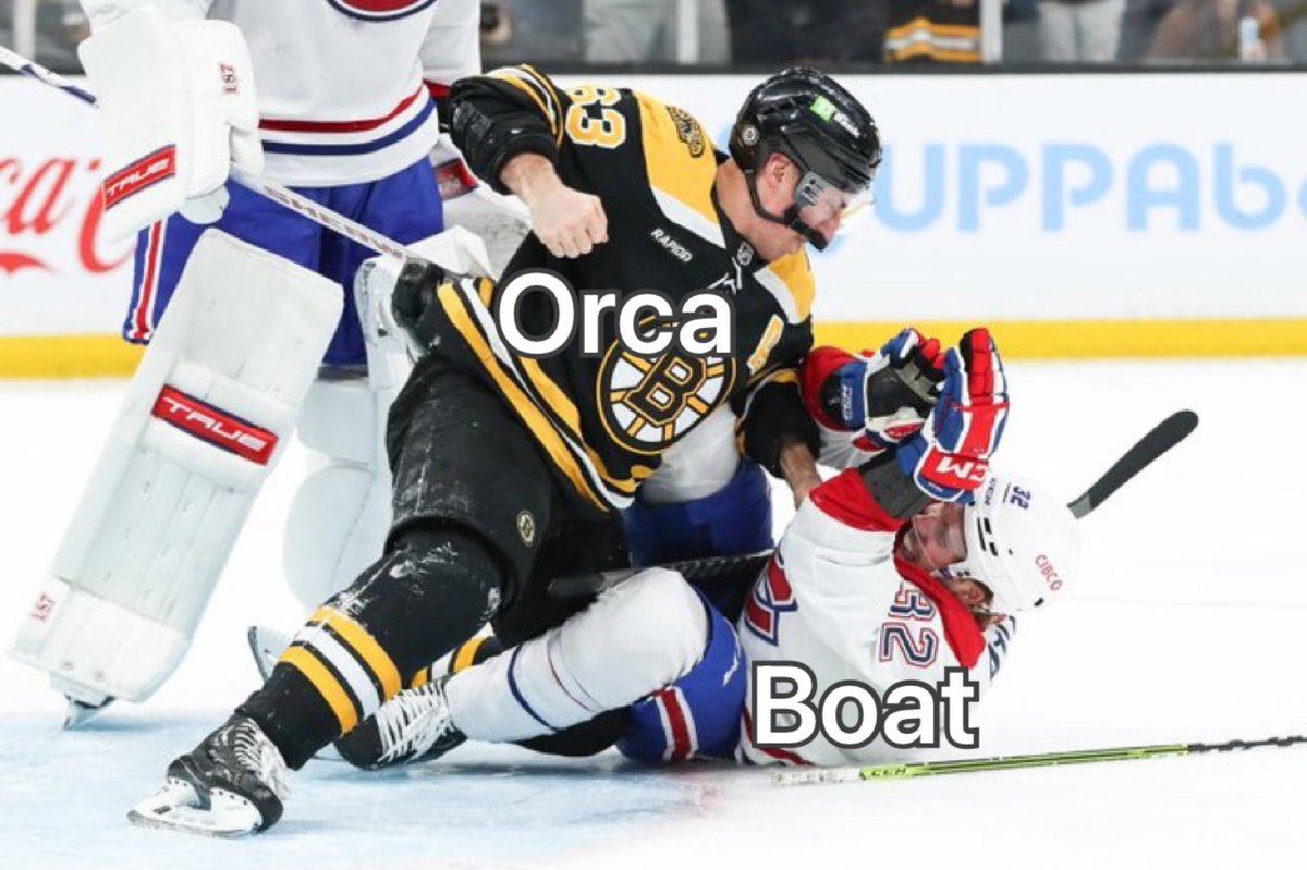 my brain relating literally anything to the bruins