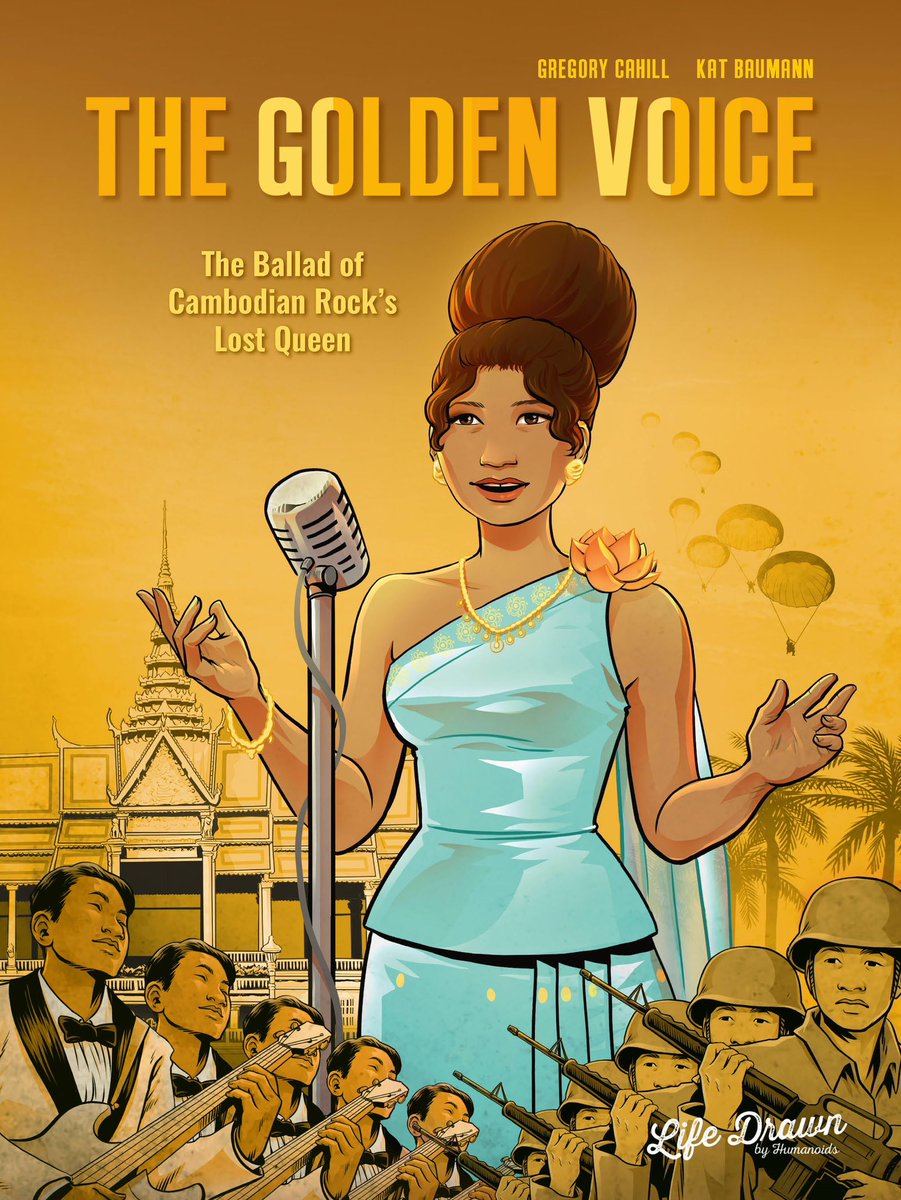 thegoldenvoicex's tweet photo. Internationally renowned publisher @humanoidsinc announced THE GOLDEN VOICE: The Ballad of Cambodian Rock’s Lost Queen, about legendary singer Ros Serey Sothea, available October 10, 2023.

Preorder link in bio… 🧵 https://t.co/ak8v4ajlfN