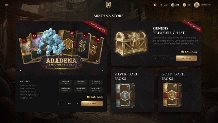 SuccessTipsAI's tweet photo. ๐ @AradenaWarrior announces that #AradenaStore will be launched in June 2023! A one-stop for all of the kingdomโs premier items, card packs, cosmetics & more.
๐ #Aradena is an immersive, turn-based strategy TCG whereby players build & train their army of NFTs & battle other players in complex, strategic gameplay.
๐ฝVISIT
https://t.co/GnyrcdbEQ5