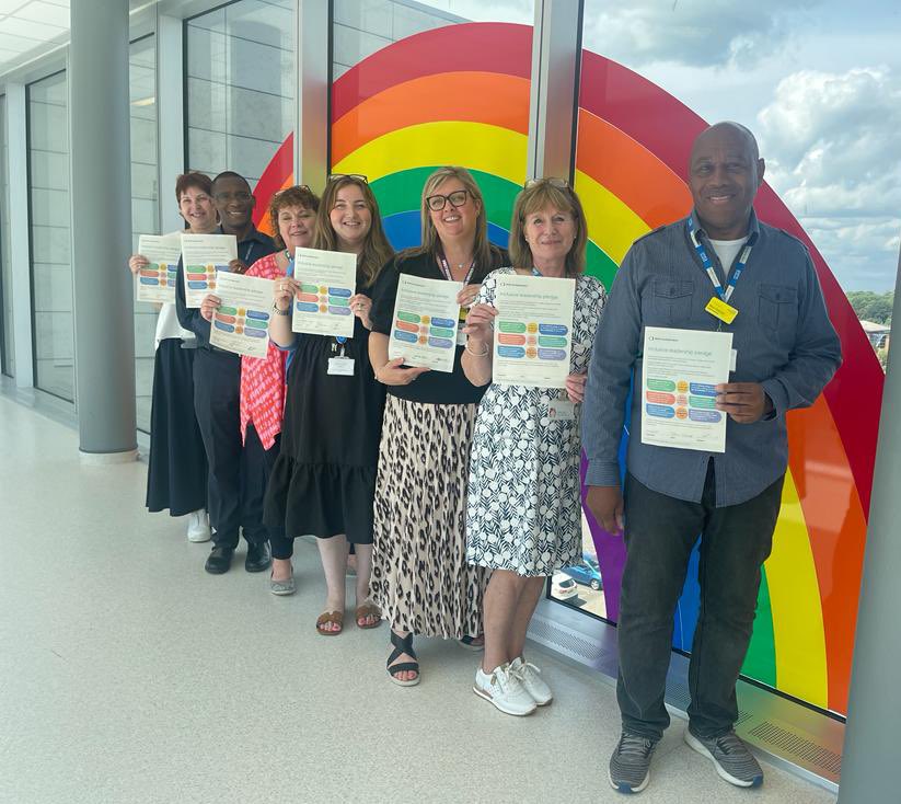 Yesterday as a team, we took the Inclusive Leadership pledge, pledging to model inclusive leadership in our day to day interactions through always challenging exclusion, showing respect at all times and remaining judgement free @NWAngliaFT #inclusiveleadershippledge