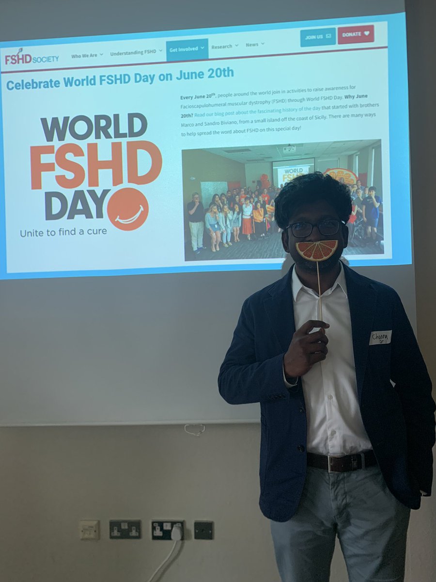 MaidmentLindsay's tweet photo. #WorldFSHDDay #@FSHDSociety  #@MDUK_News #improvingpatientcare #empoweringpatients #@SheffieldHosp https://t.co/KjqgzansnE