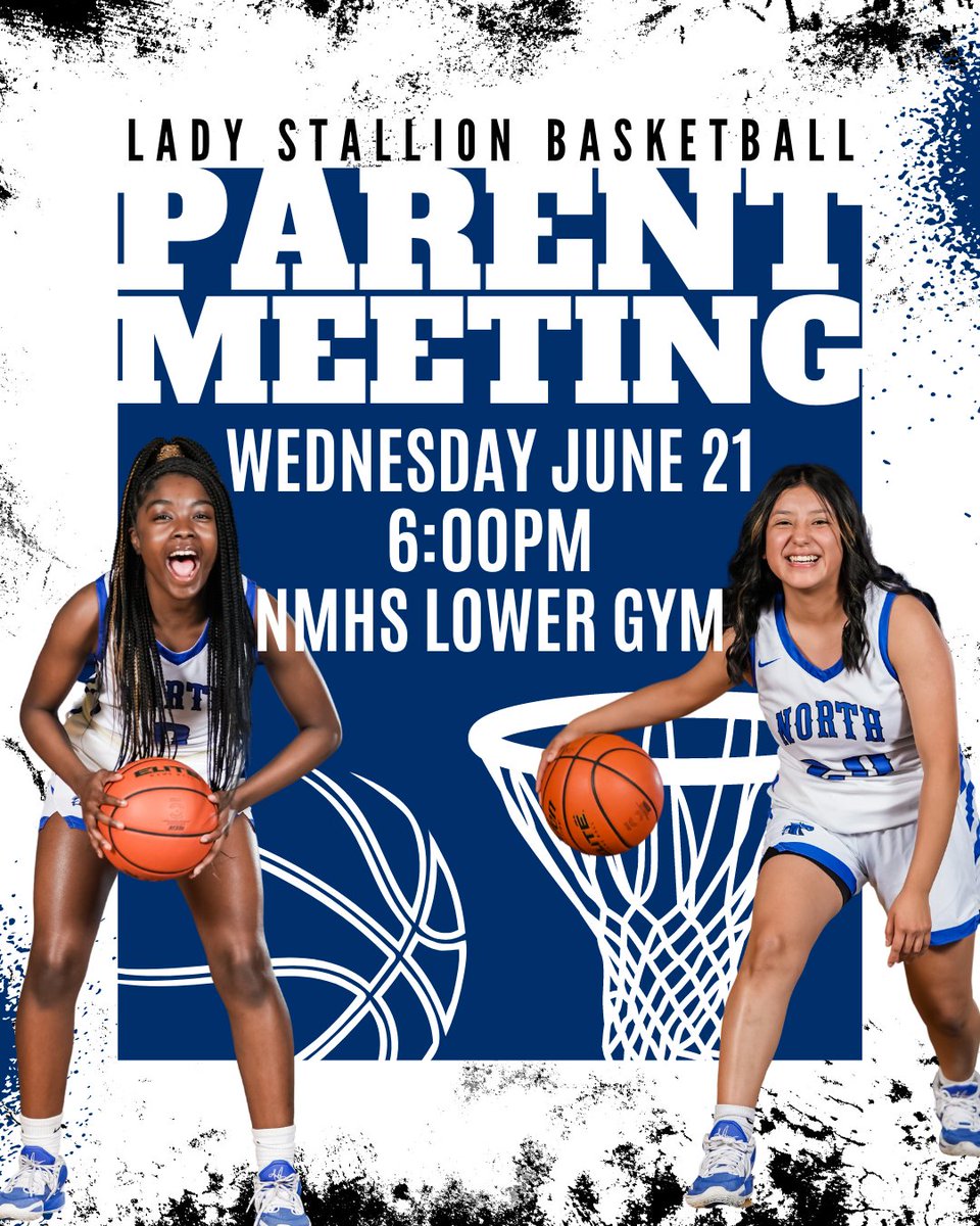 North Mesquite HS (@northmesquitehs) on Twitter photo We have some exciting news Stallion Nation!
Join <a href="/ladystallionbb/">North Mesquite Girls Basketball</a> tomorrow for a parent meeting!
Meet the new coach and get information on tryout information for the 2023-2024 season as the Lady Stallions prepare for their 2nd consecutive playoff appearance! <a href="/mesquiteisdATH/">Mesquite ISD Athletics</a> We have some exciting news Stallion Nation!
Join <a href="/ladystallionbb/">North Mesquite Girls Basketball</a> tomorrow for a parent meeting!
Meet the new coach and get information on tryout information for the 2023-2024 season as the Lady Stallions prepare for their 2nd consecutive playoff appearance! <a href="/mesquiteisdATH/">Mesquite ISD Athletics</a>