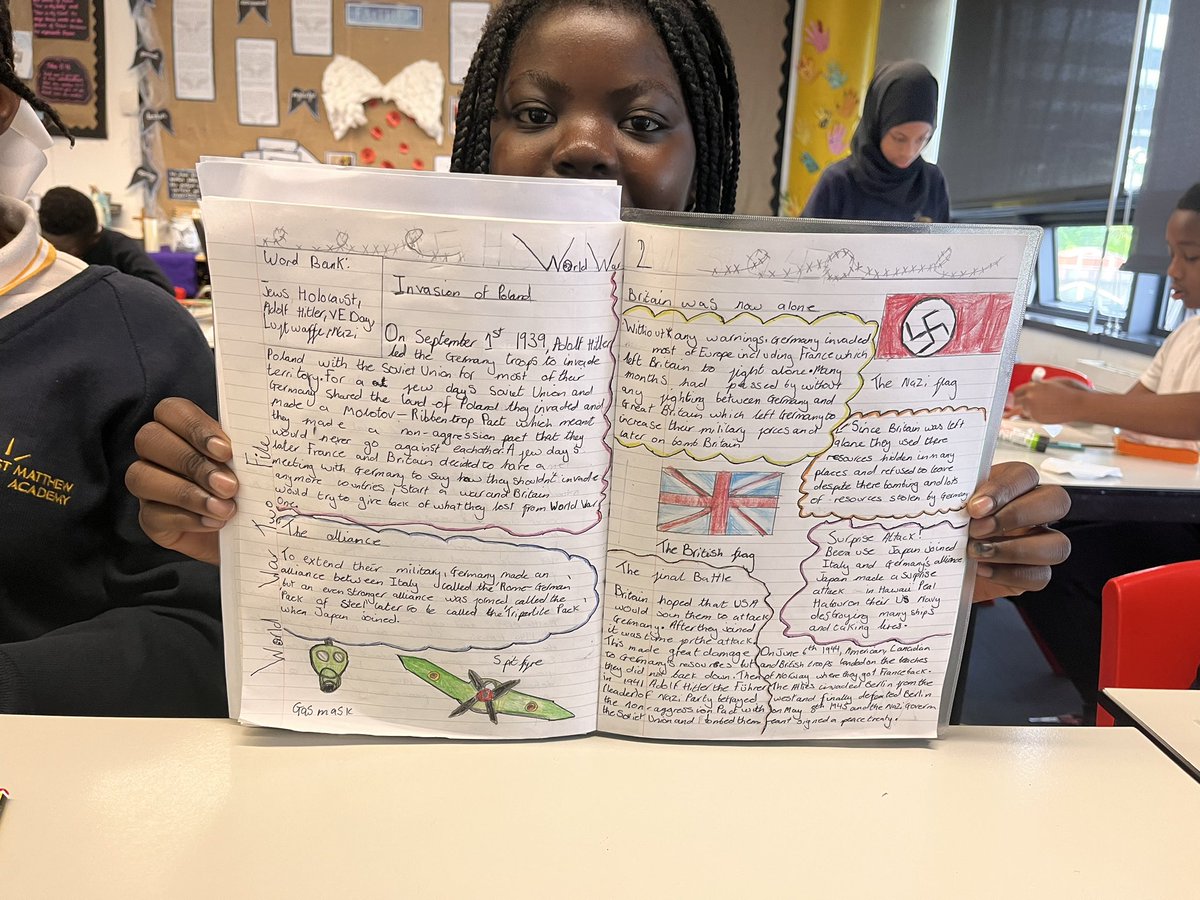 Check out these amazing double page spreads created by our talented Year 6 pupils! #LettingPupilsLightShine #Lewisham #History