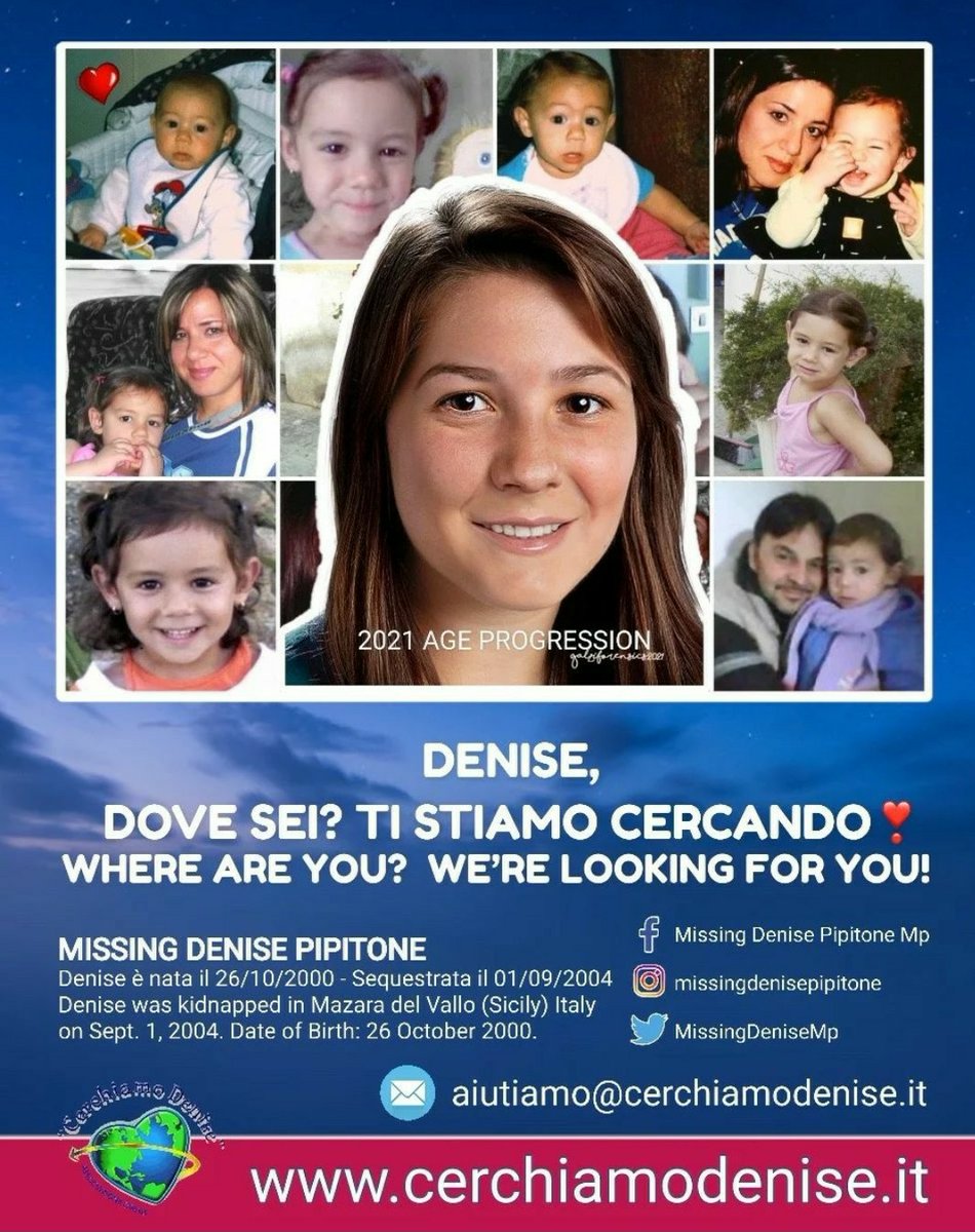 #missingdenisepipitone #sequestrata #sicily #italy #mazaradelvallo #europa #pieramaggio #pietropulizzi #kosovo #spagna #Francia #inghilterra #germany #svizzera #norvegia #ungheria #portogallo #madrid #USA #newyork #LosAngeles #miami #Florida #Georgia #beverlyhills #boston #Brasil